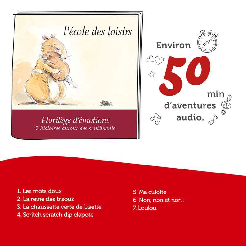Figurine tonie - L'école des Loisirs, Florilège d'émotions Tonies