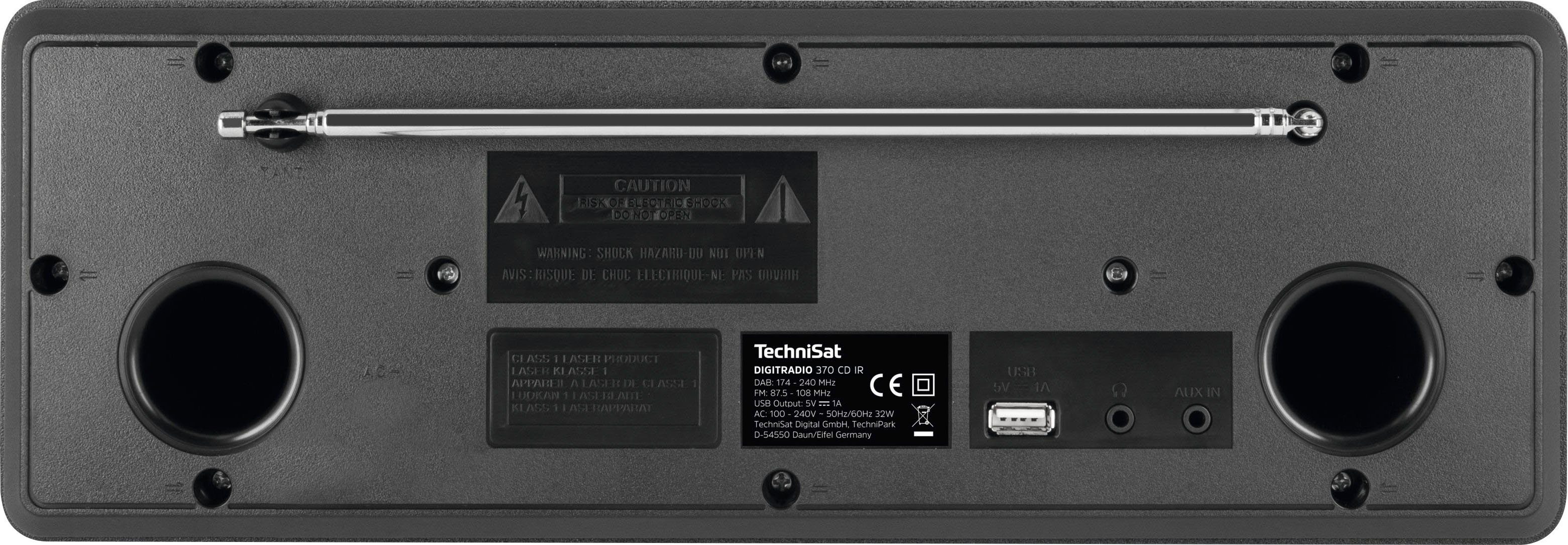 TechniSat DIGITRADIO 370 CD IR Digitalradio (DAB) (Digitalradio (DAB), UKW mit RDS, 10 W)