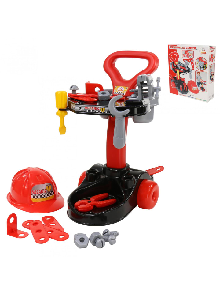 POLESIE Kinder Mechaniker-Set 36612 in rot günstig kaufen onesize