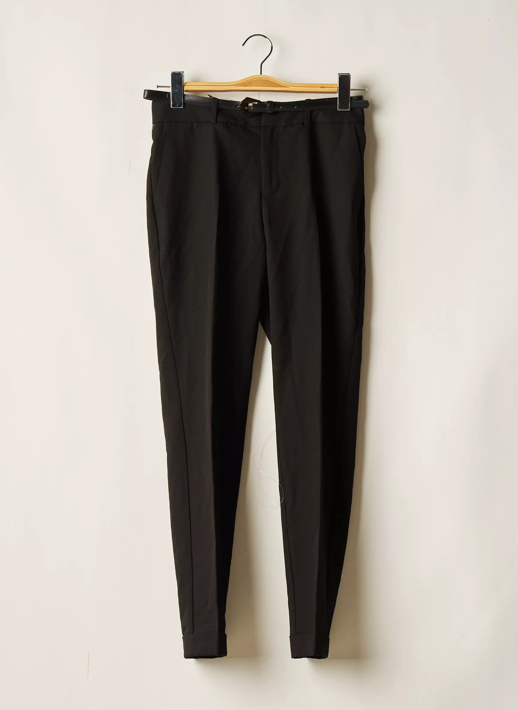 Mango Pantalons Chino Femme couleur noir