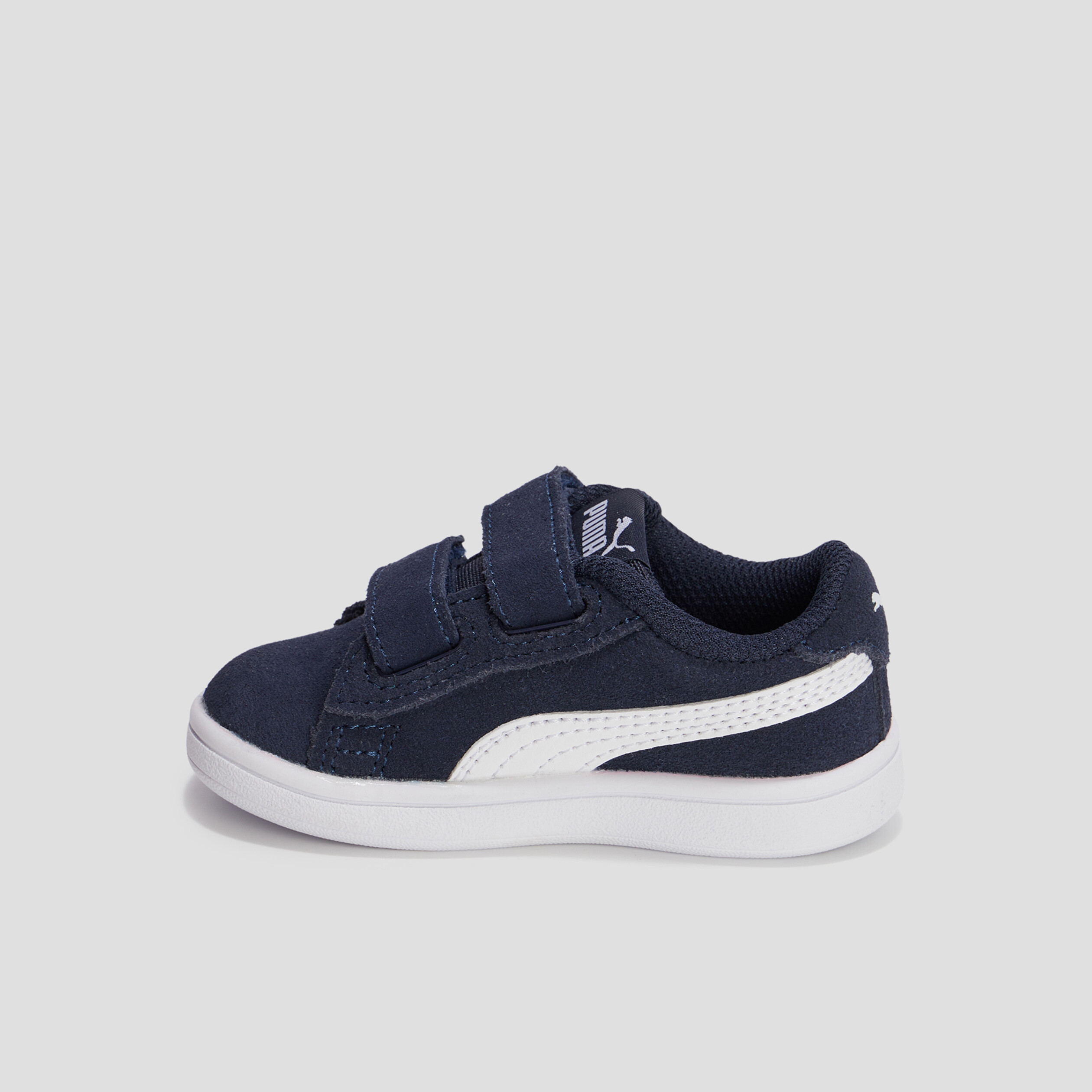 Tennis à scratchs Smash V2 Puma bleu marine bébé garçon | La Halle