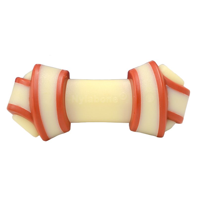 Nylabone Rohhautknochen mit Rindfleischgeschmack