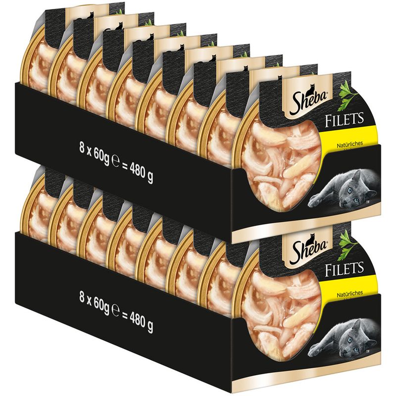 Sparpaket Sheba Filets 32 x 60 g zu TOP-Preisen