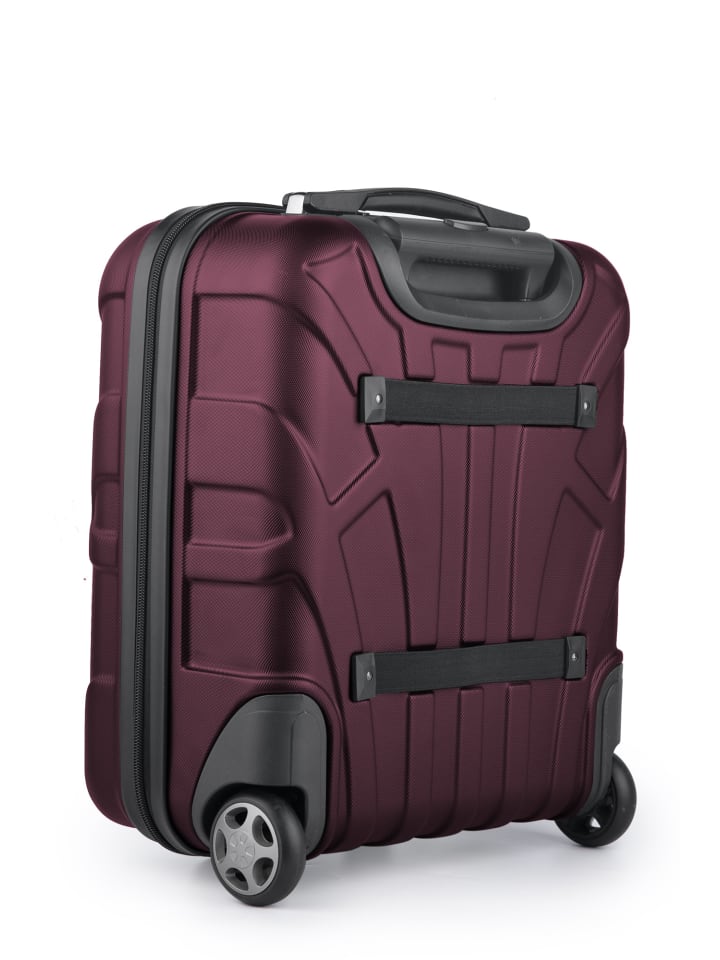 suitline Handgepäck EasyJet Koffer 45x36x20 Freigepäck 30 L in Burgund günstig kaufen S