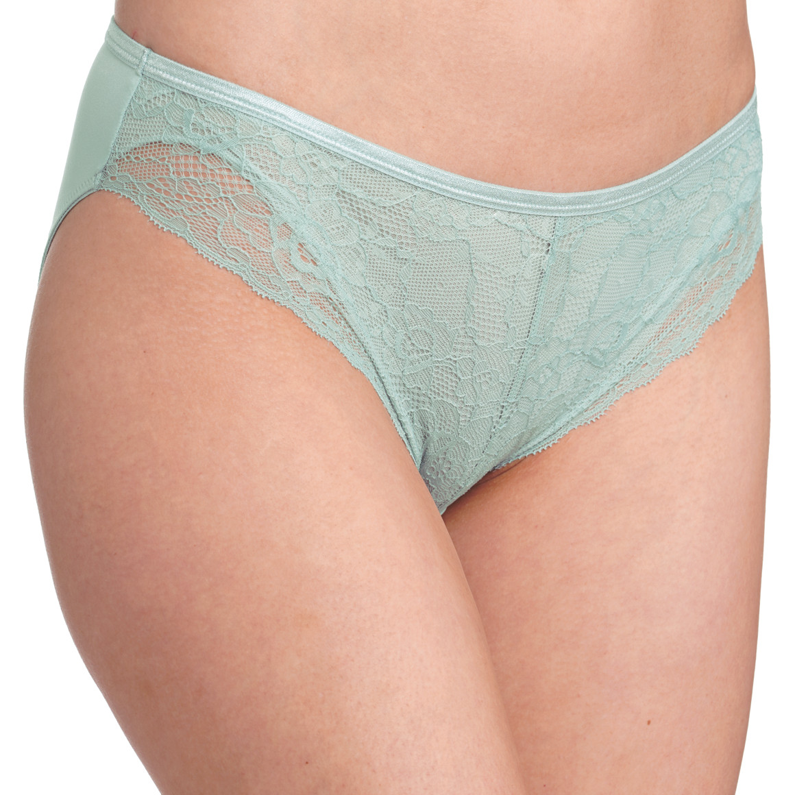 2 Damen Slips mit Spitze