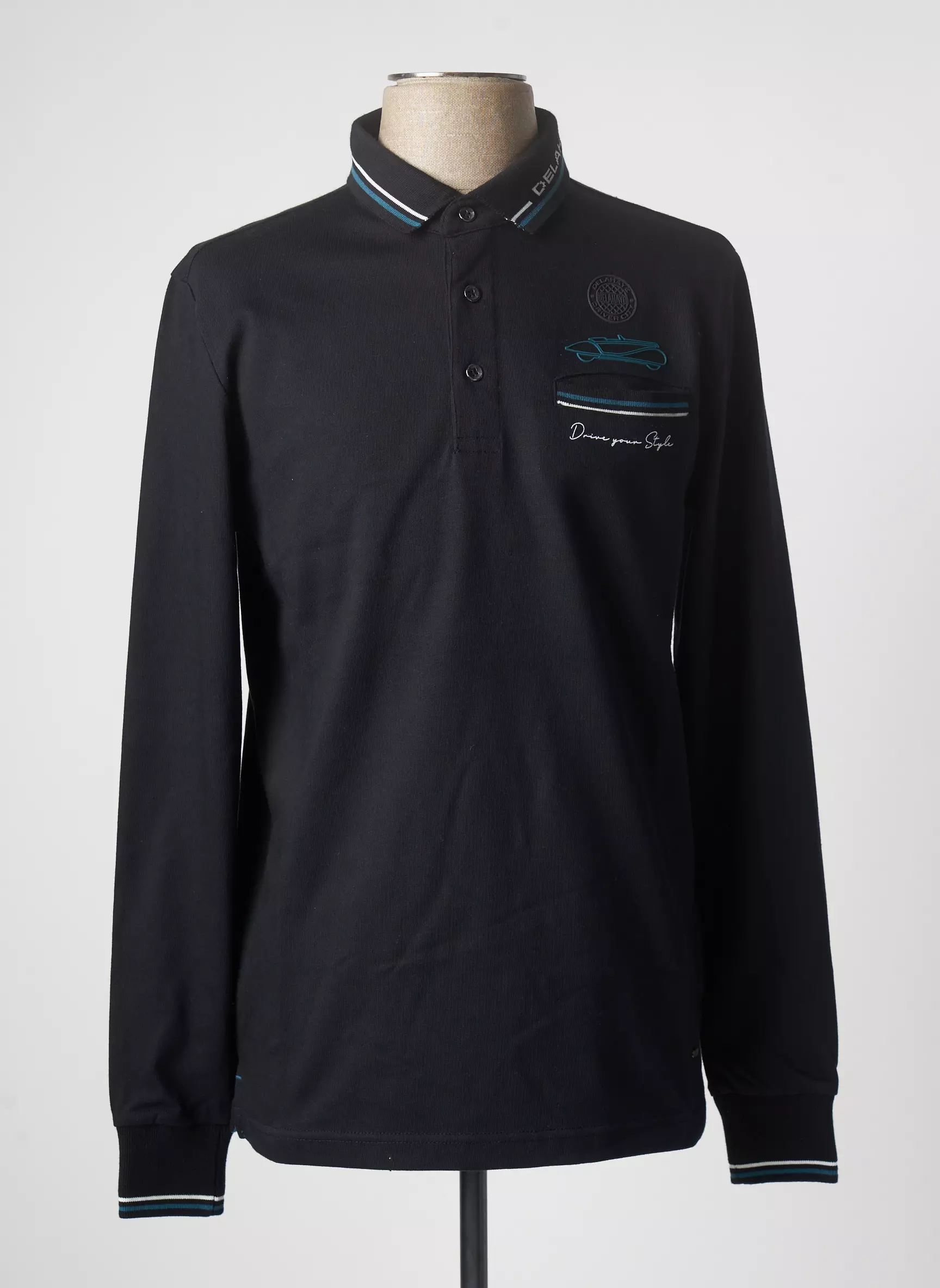 Delahaye Polos Homme couleur noir