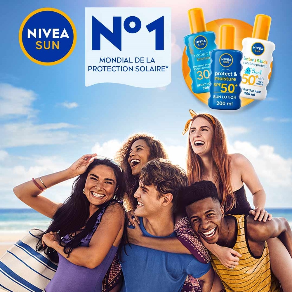 nivea Lait Activateur de Bronzage Protect&Bronze FPS 30 Protection solaire