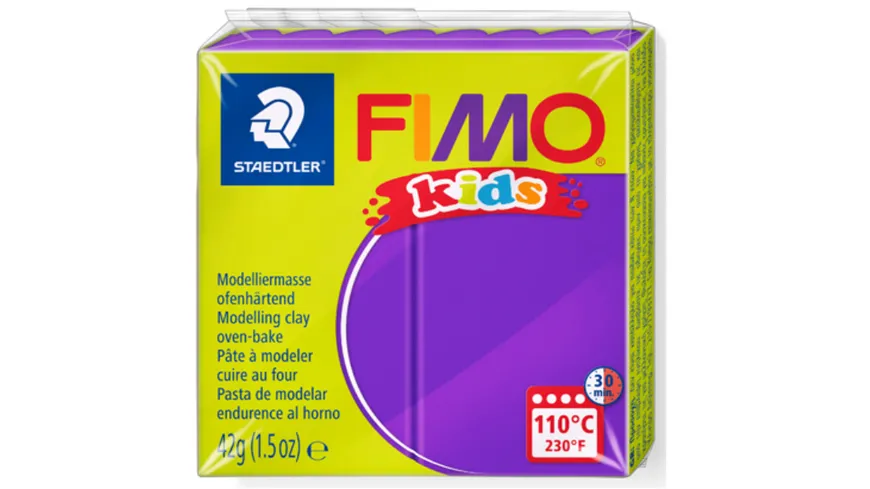STAEDTLER Modelliermasse FIMO® Kids lila 42 g
