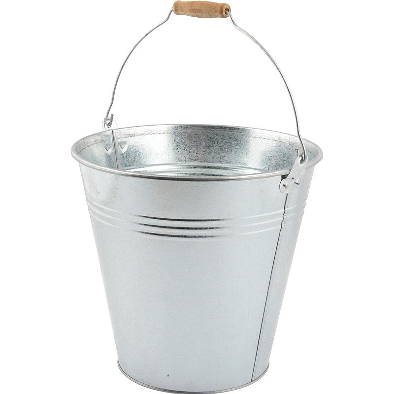 Bøtte 12 l Zink, m/håndtak