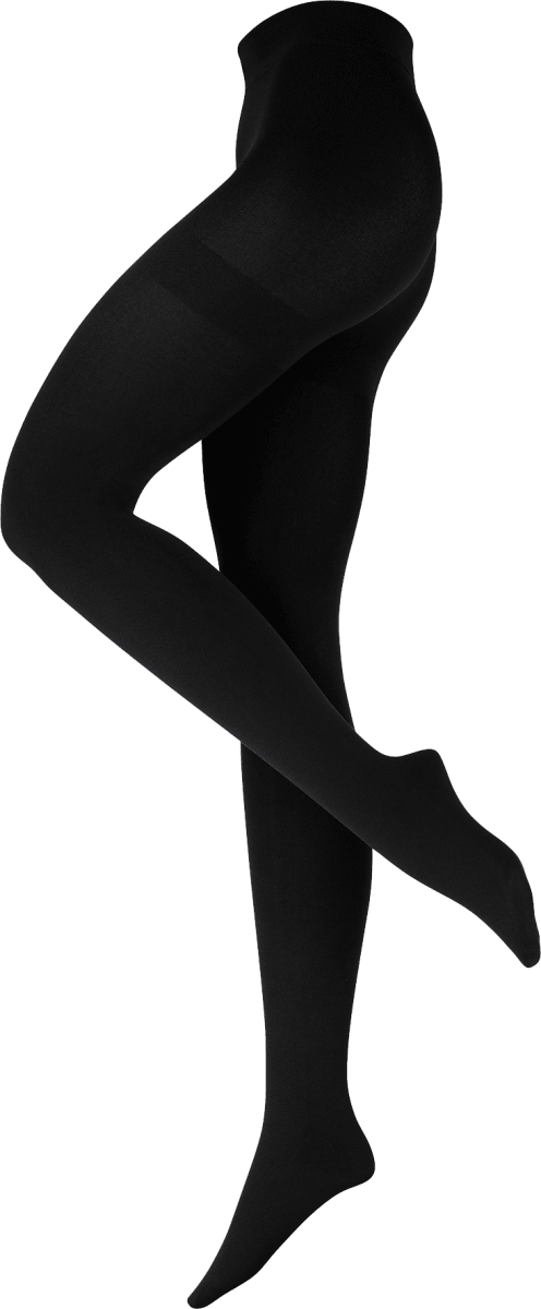 Strumpfhose Flauschige Baumwolle schwarz Gr. 40/44, 100 DEN, 1 St