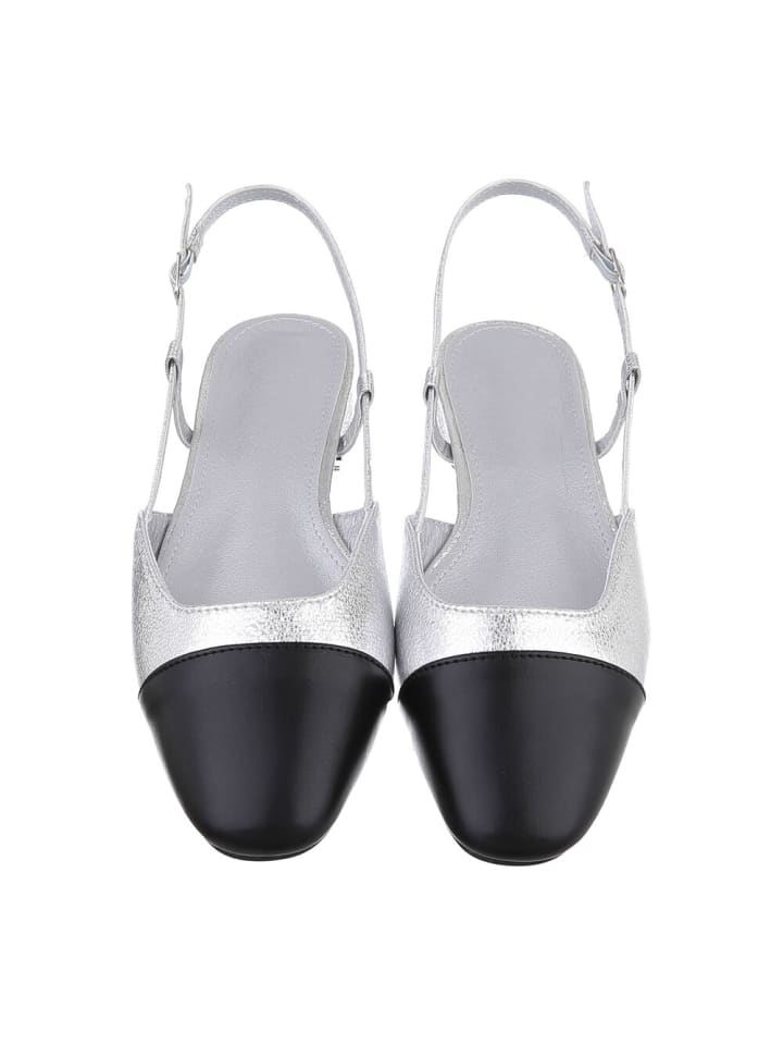 Ital-Design Pump in Silber und Schwarz günstig kaufen