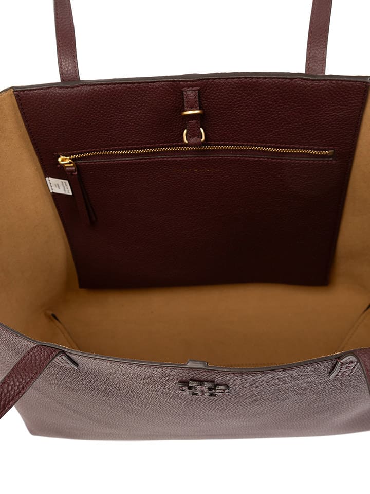 Tory Burch Leder-Schultertasche in Braun - (B)35 x (H)29 x (T)14 cm günstig kaufen onesize