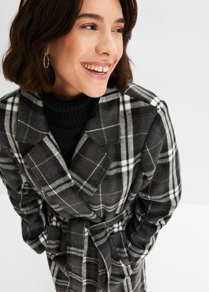 karierter Mantel
