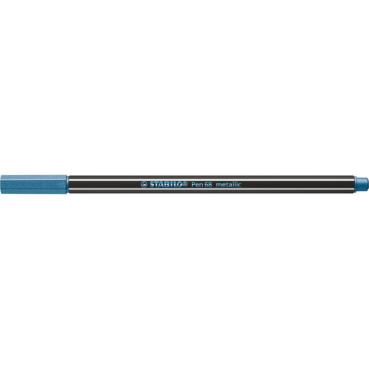 Premium-Filzstift STABILO® Pen 68 metallic, 1,4 mm (M), metallic Blau