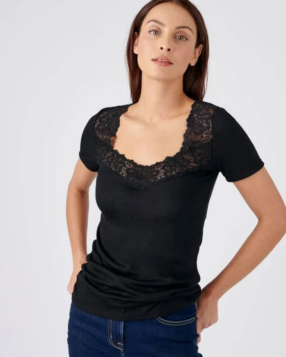 T-shirt manches courtes Douceur soyeuse Thermolactyl