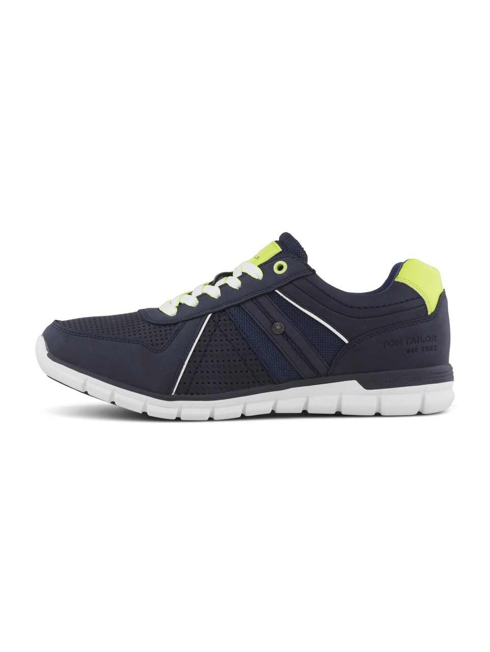 TOM TAILOR Komfort Schnürer bunt navy