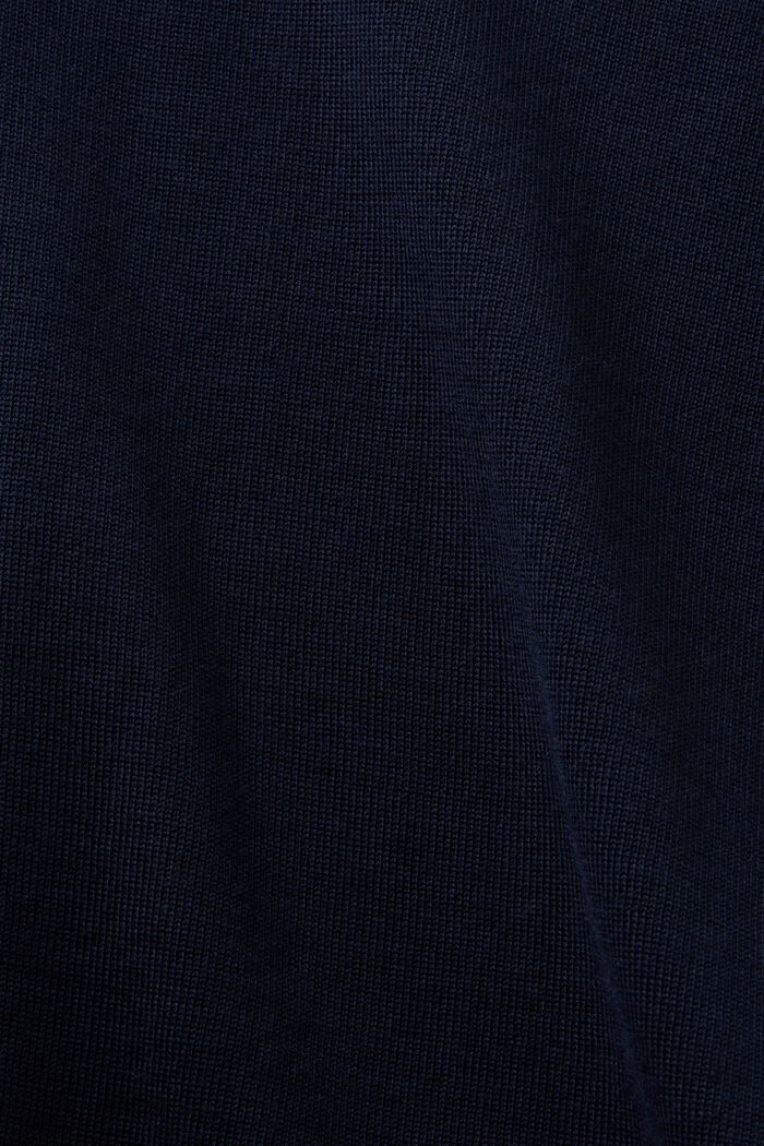 Kurzärmliger Wollpullover