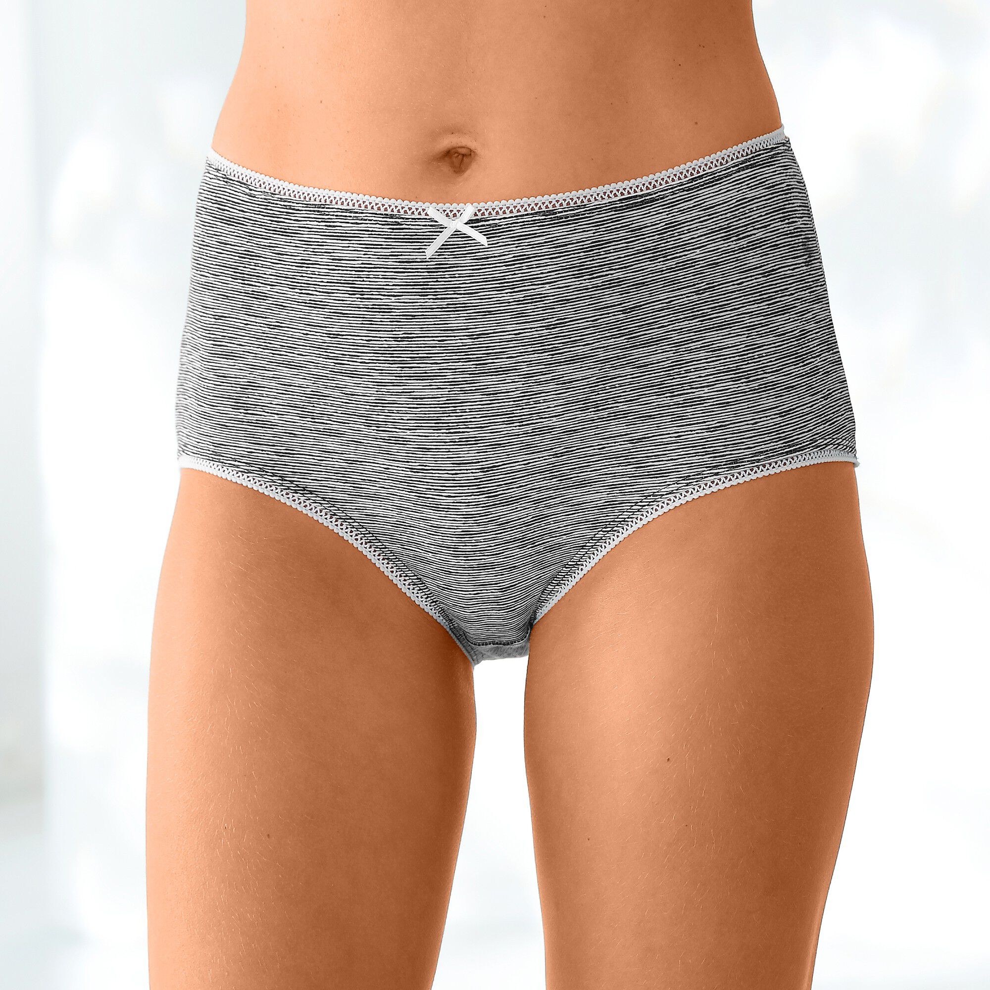 Culotte coton forme maxi imprimée motifs à pois assortis– Lot de 4