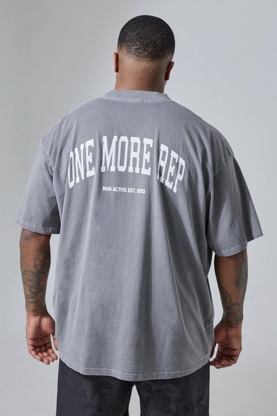 Plus Oversize Man Active T-Shirt