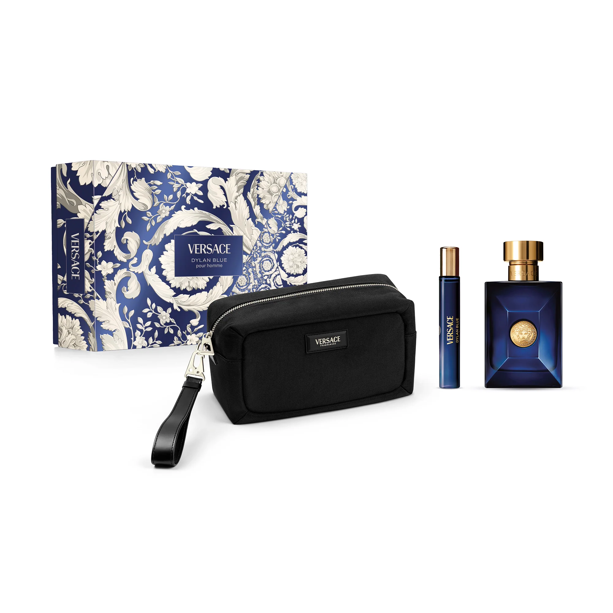 Versace Pour Homme Dylan Blue Eau De Toilette Cutie cadou - Cutie de parfum pentru bărbați, Apa de toaletă
