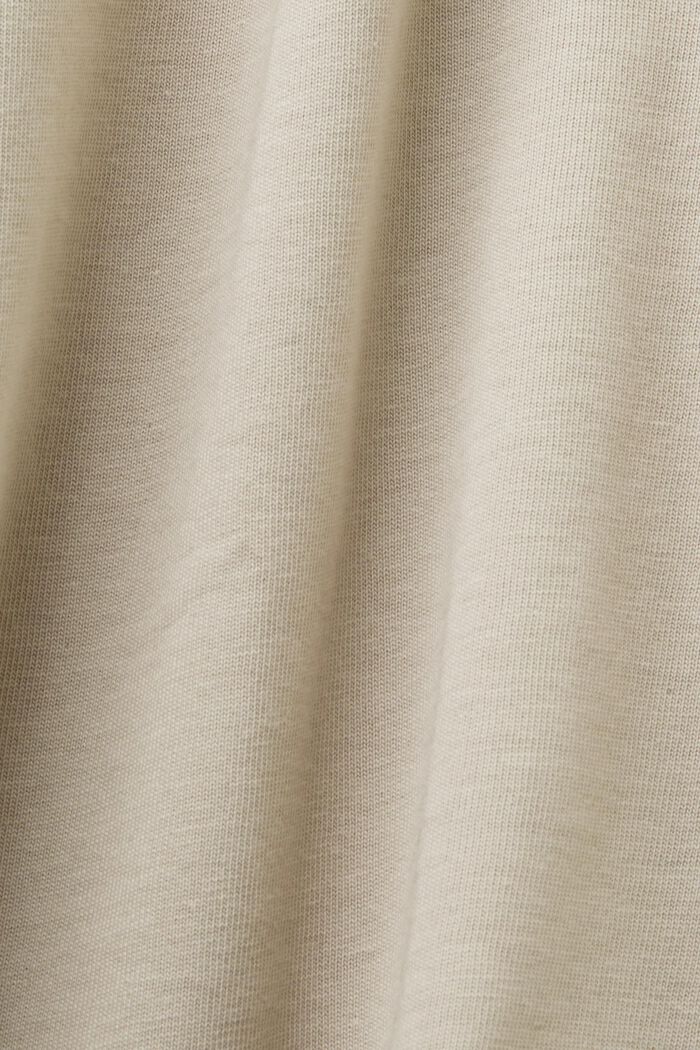 T-Shirt mit Print auf der Brust, 100 % Baumwolle
