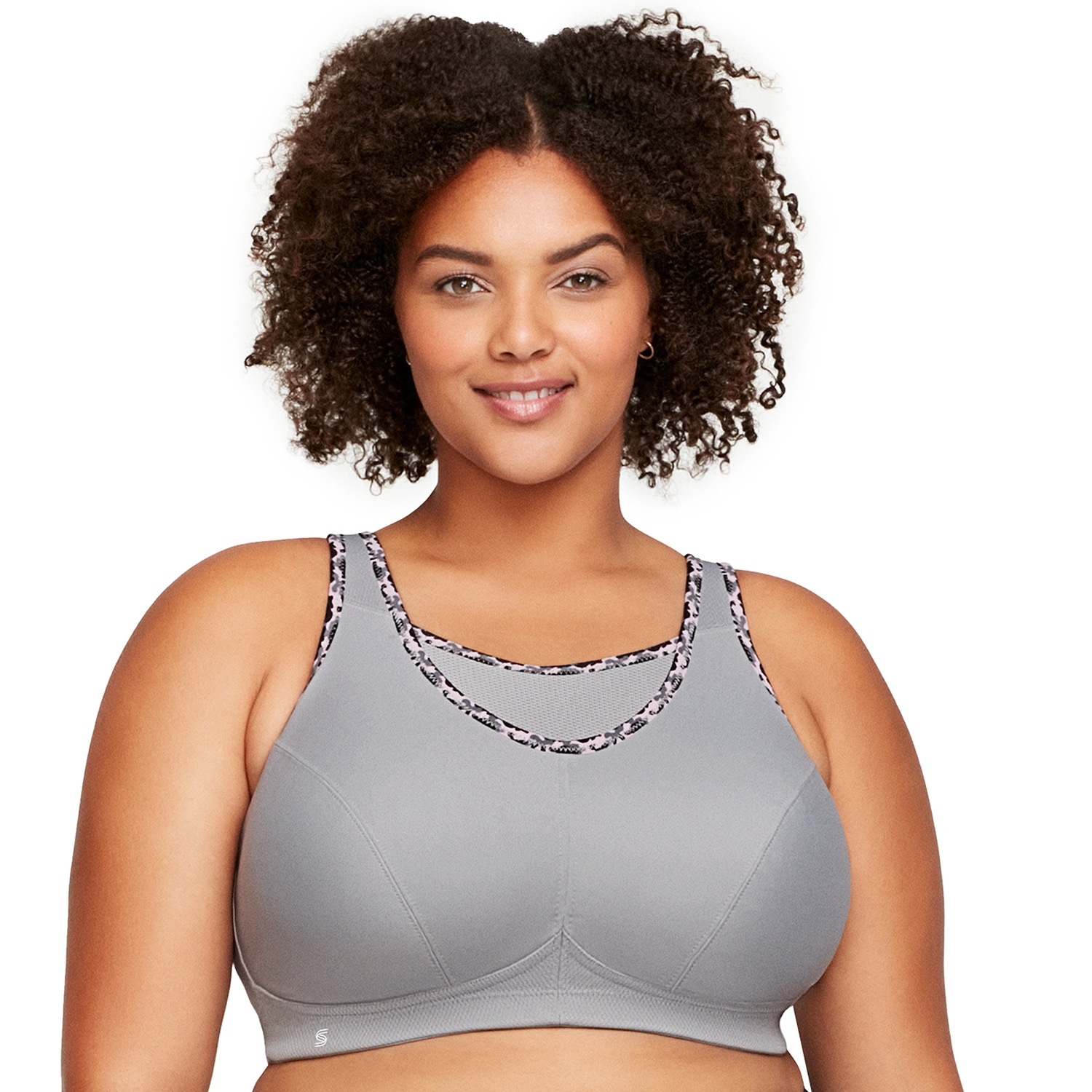 Sport-Bustier mit bestem Halt - Grau