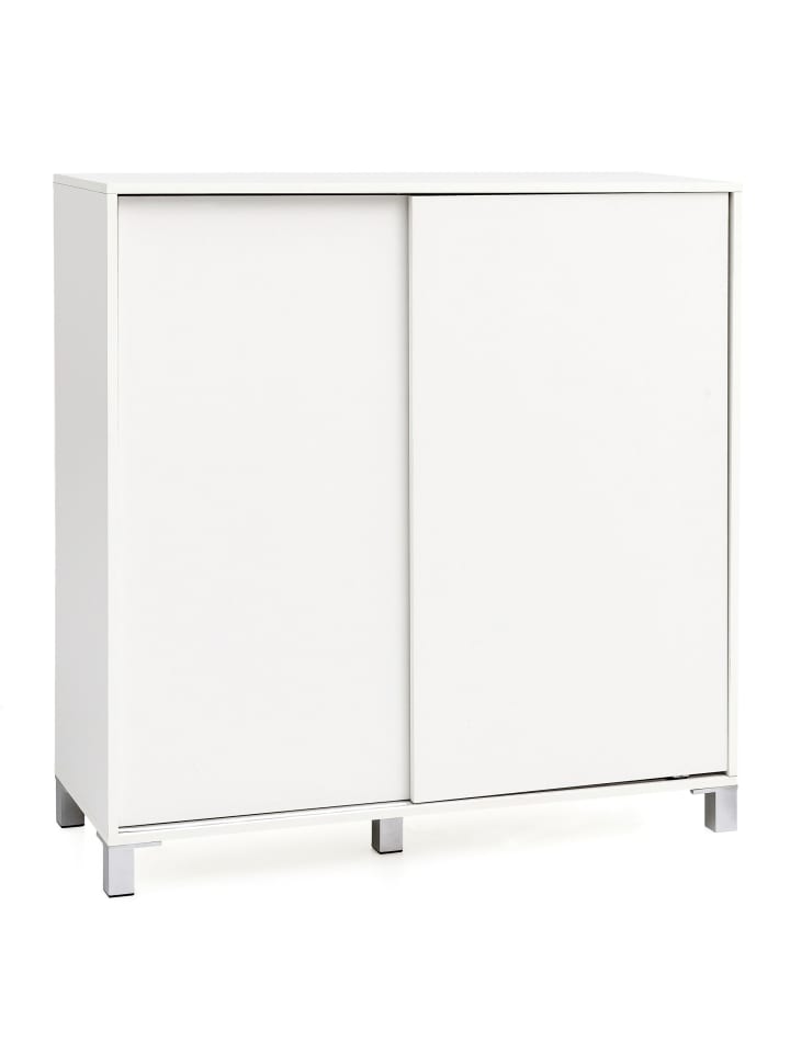 KADIMA DESIGN Schuhschrank WL5.712 Holz 100x108x37,5 cm Ablage Hoch, Design in Weiß günstig kaufen onesize