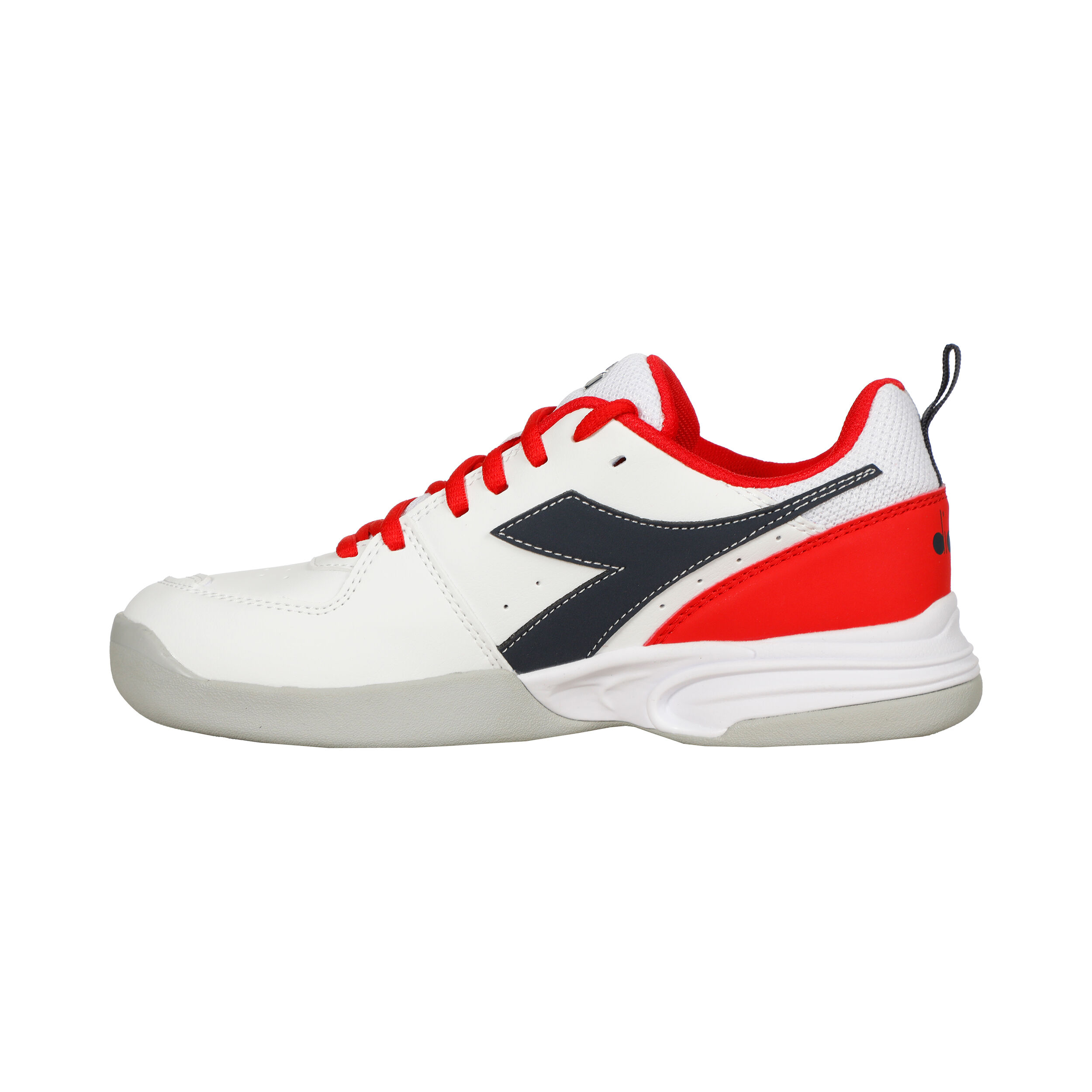 S. Challenge 5 SL Teppichschuh Kinder - Weiß, Rot