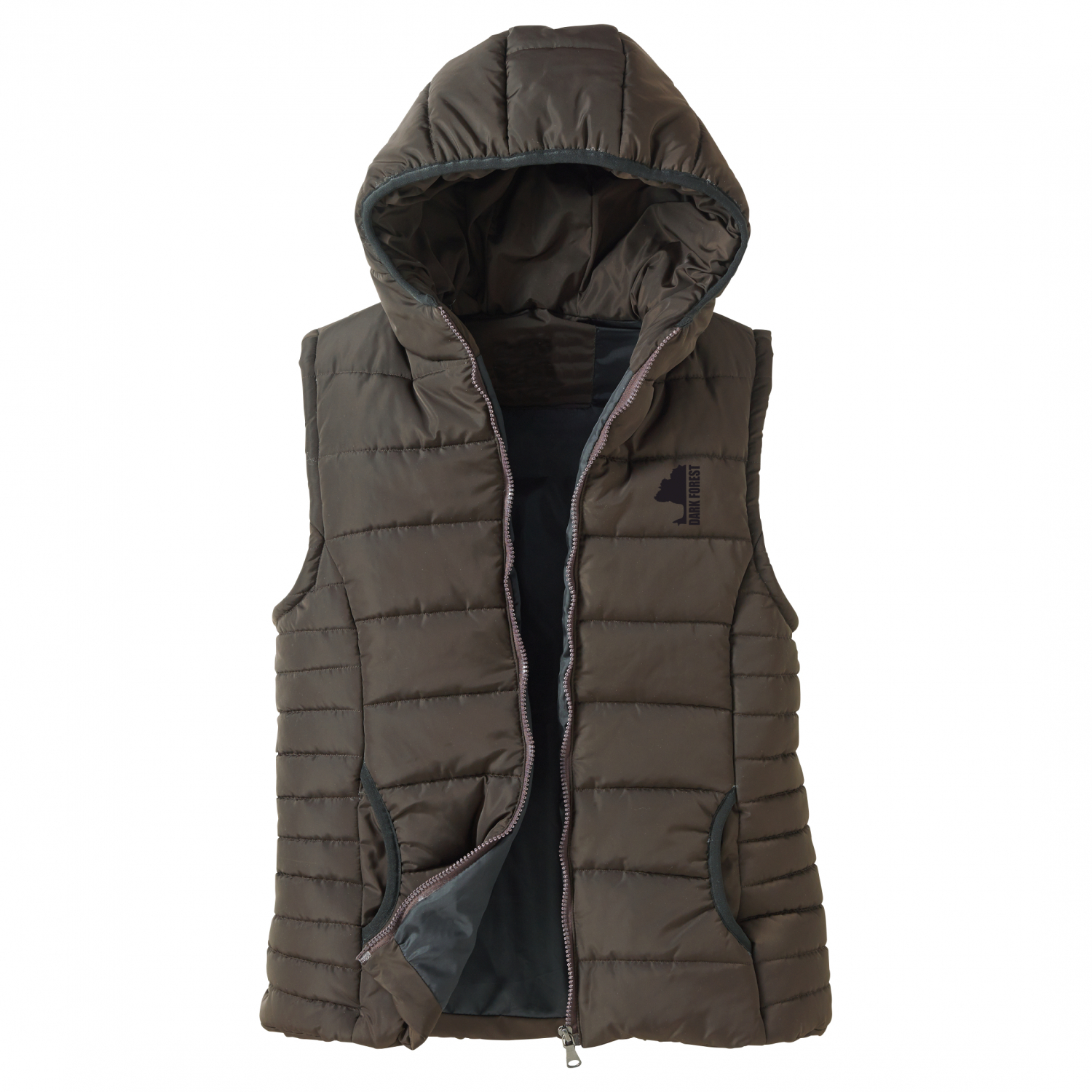 il Lago Basic Herren Bodywarmer Weste Dark Forest