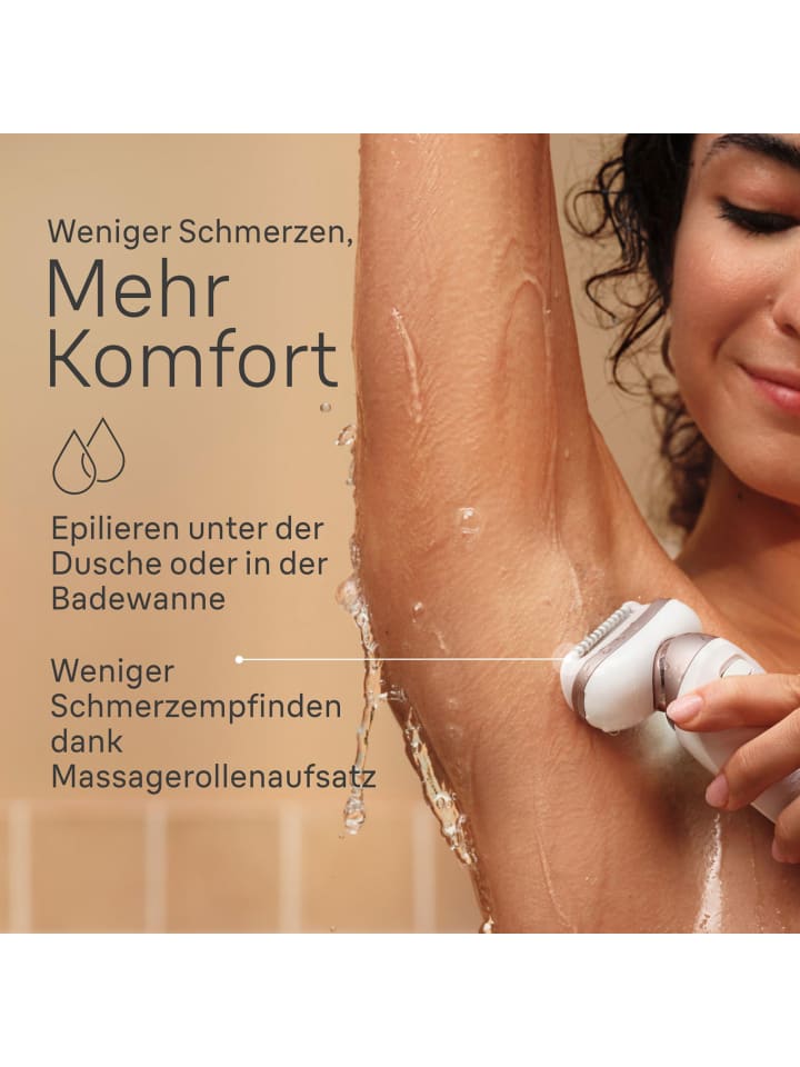 Braun Epilierer Silk-épil 9 Flex 9-030 3D in Weiß günstig kaufen onesize