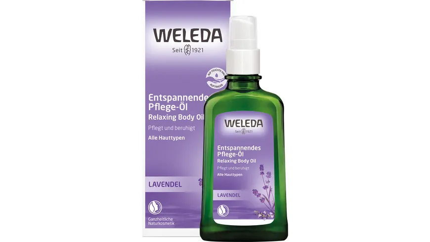 Weleda LAVENDEL Entspannendes Pflege-Öl 100 ml