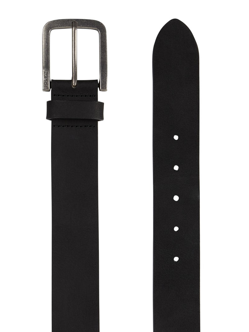 Gürtel aus Büffelleder in schwarz