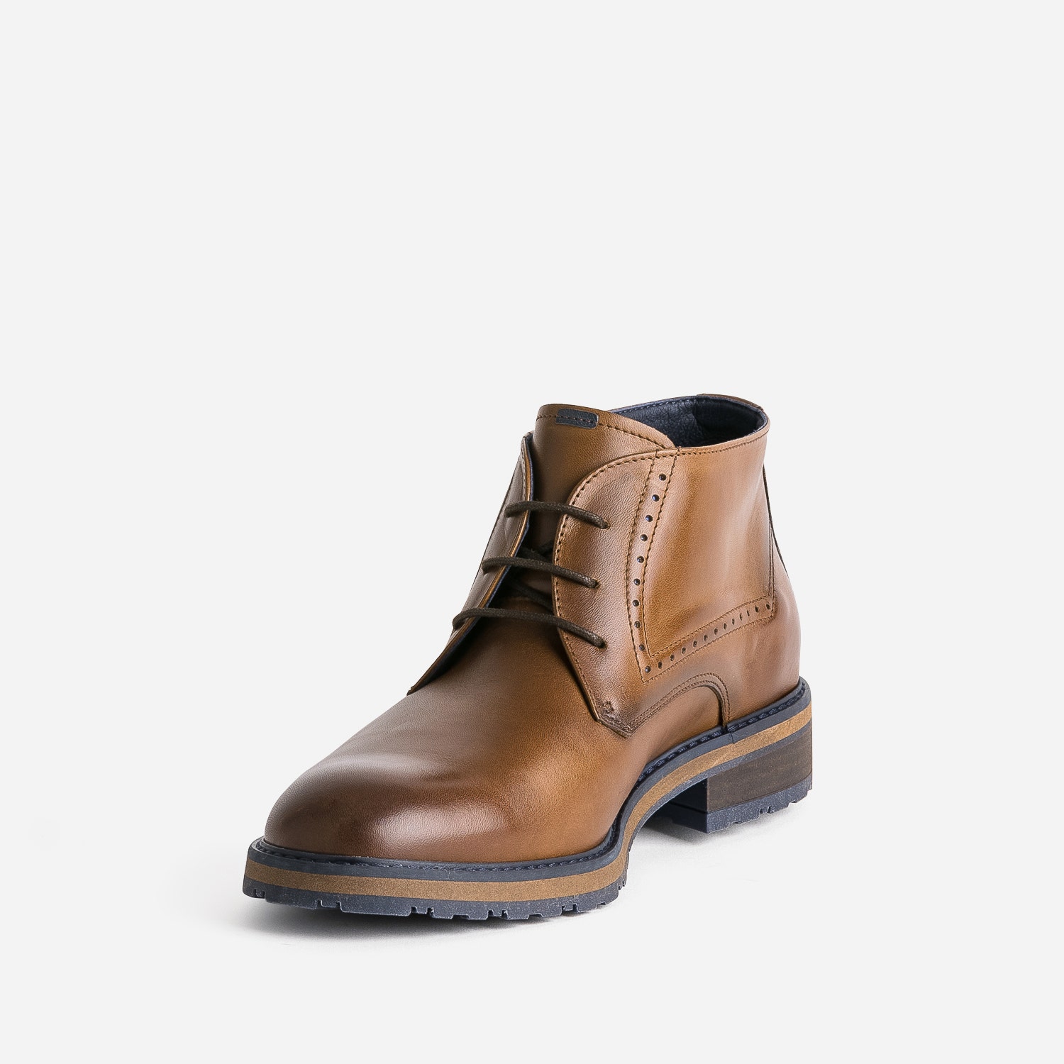 Chukka boots FLUCHOS marron en cuir