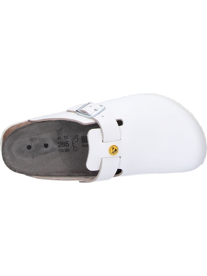 Birkenstock Pantoletten Boston ESD in weiß günstig kaufen