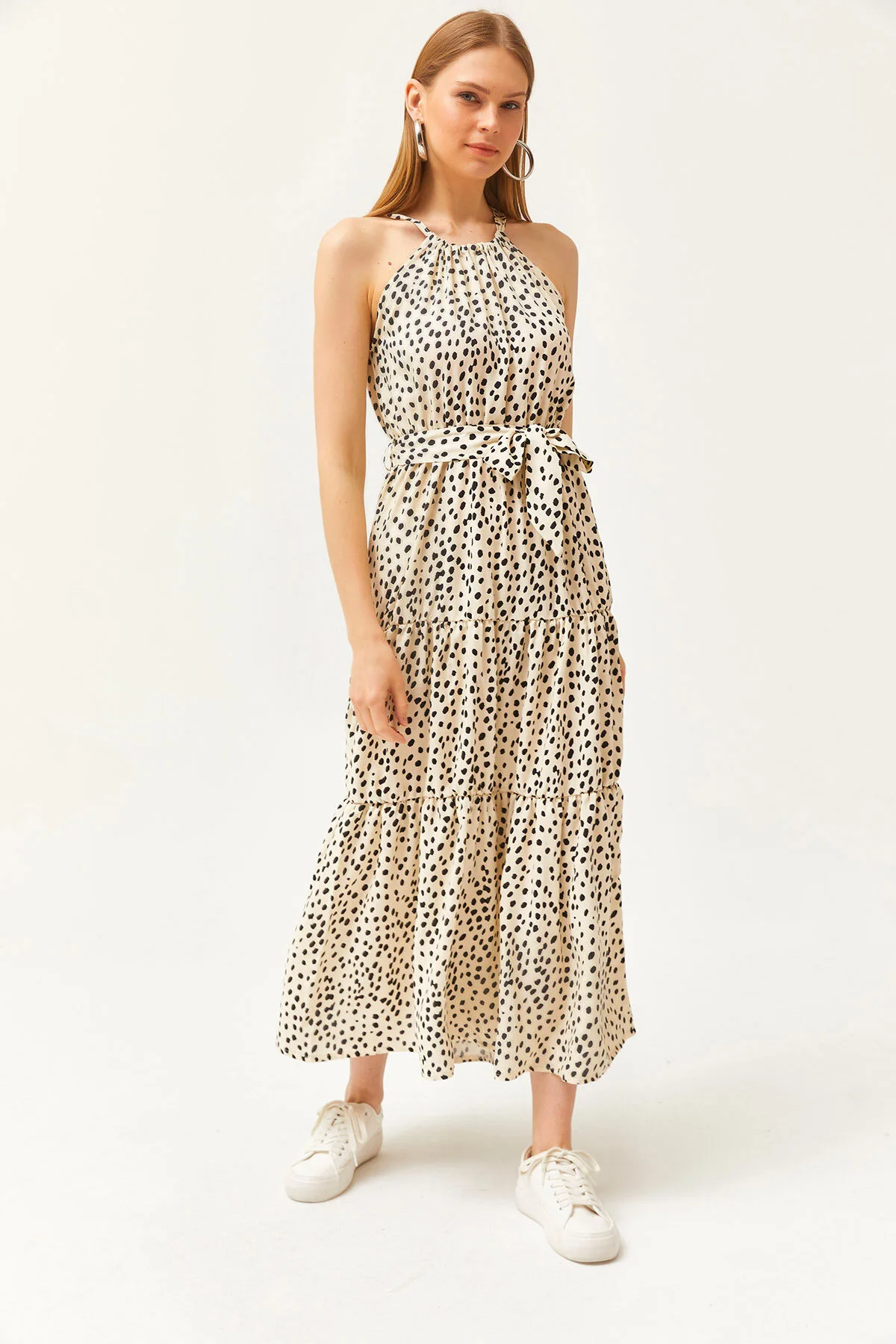 Olalook  Kleid - Ecru - A-Linie
