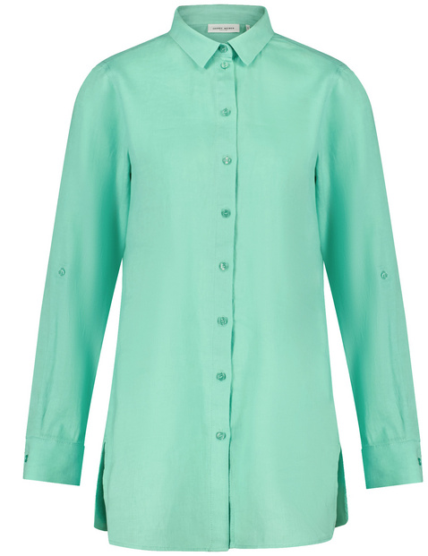 Longbluse aus Leinen