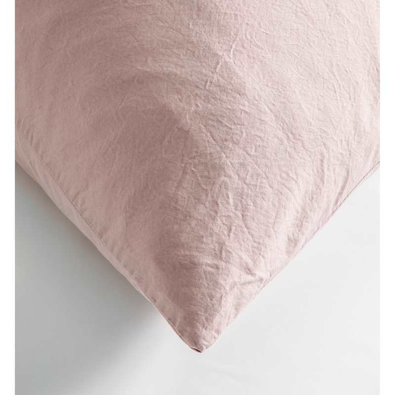 Taie d’oreiller en Percale de Coton Bio lavé