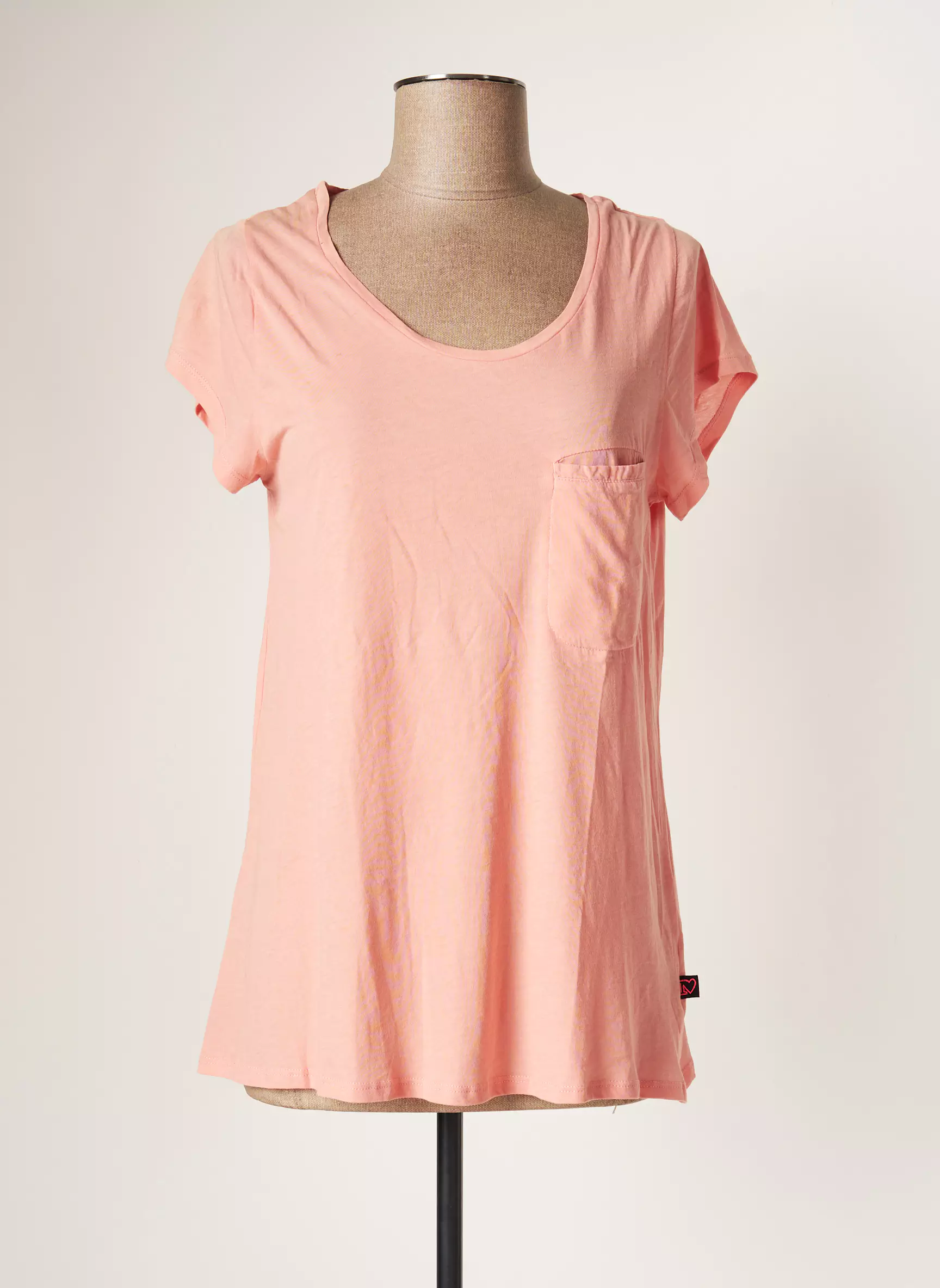 I Love My T S Tshirts Femme couleur orange
