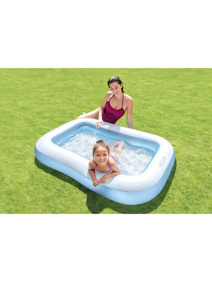 Intex Planschbecken Rectangular 166x100x28cm ab 2 Jahre in blau günstig kaufen onesize
