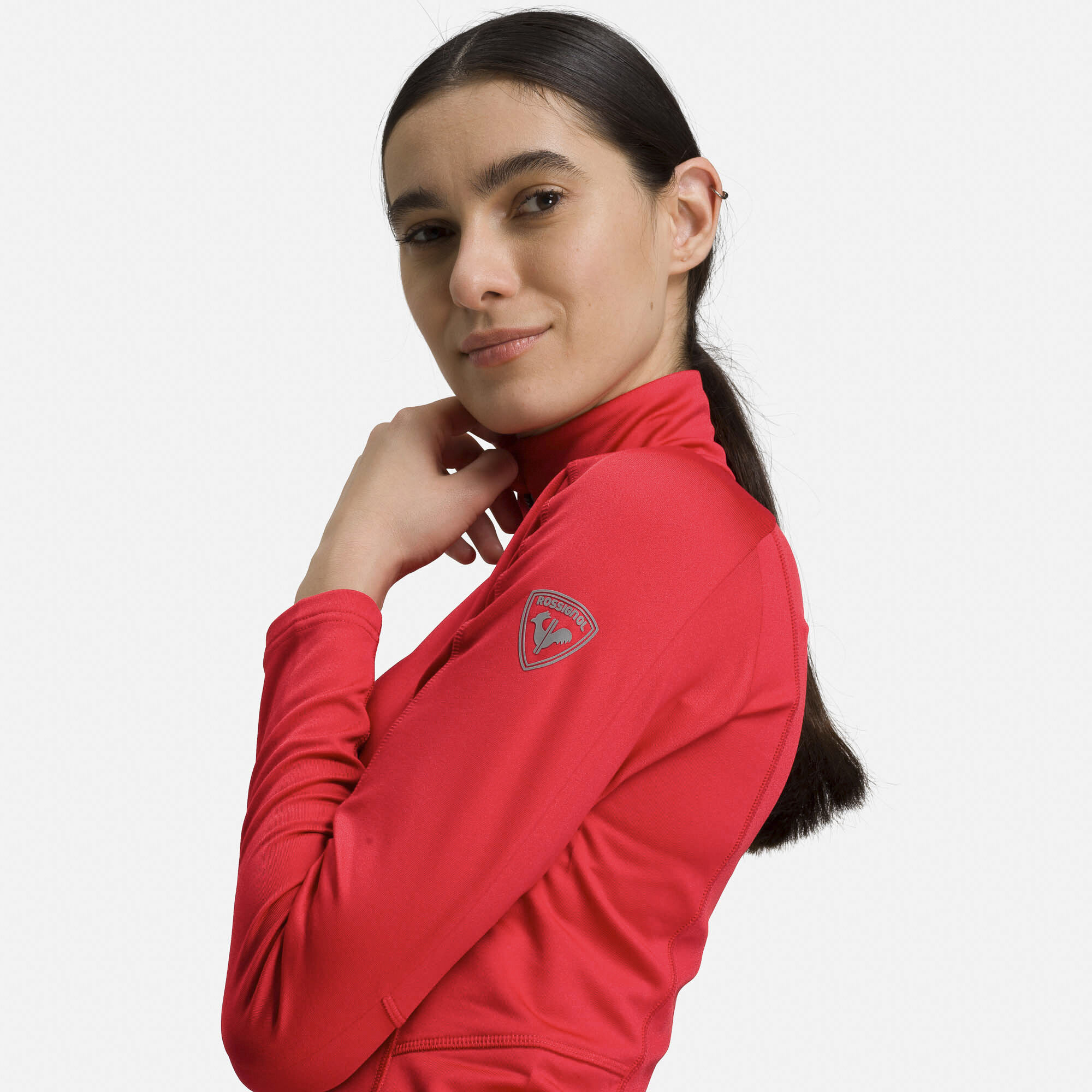 Sous-pull Classique demi-zip Femme