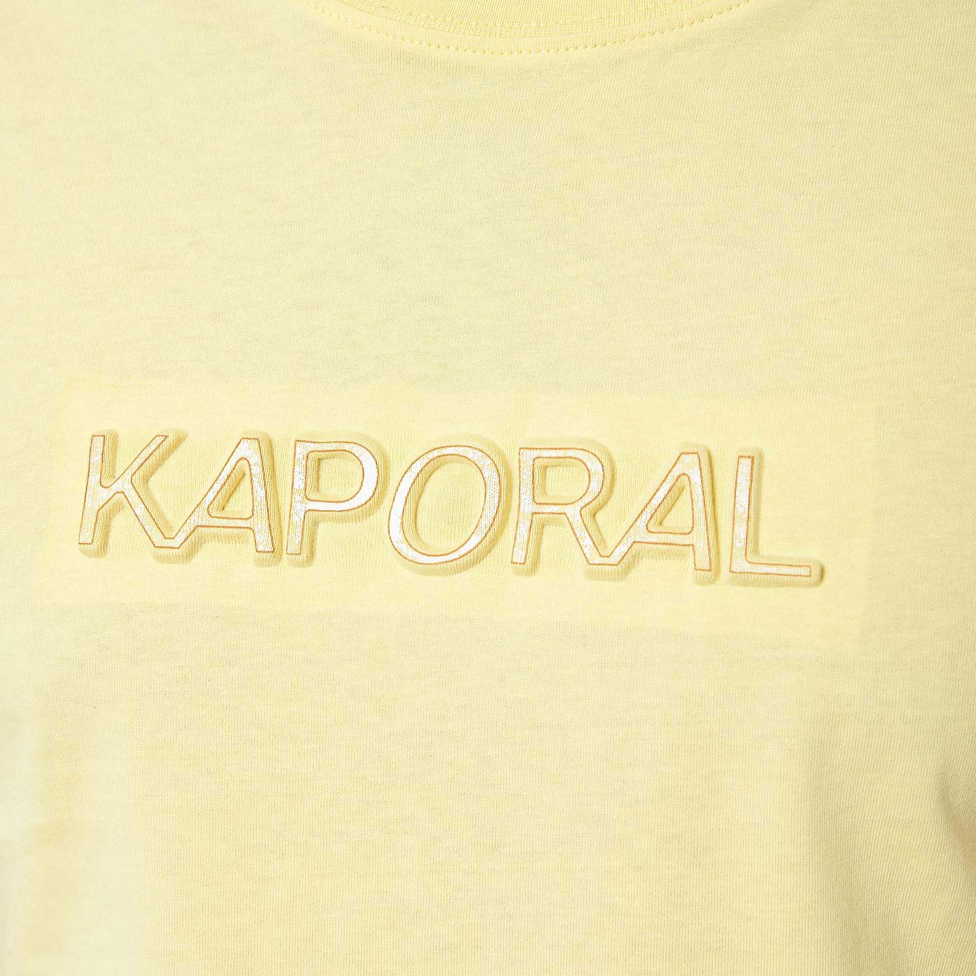 SIKO   T-shirt jaune Homme en 100% coton