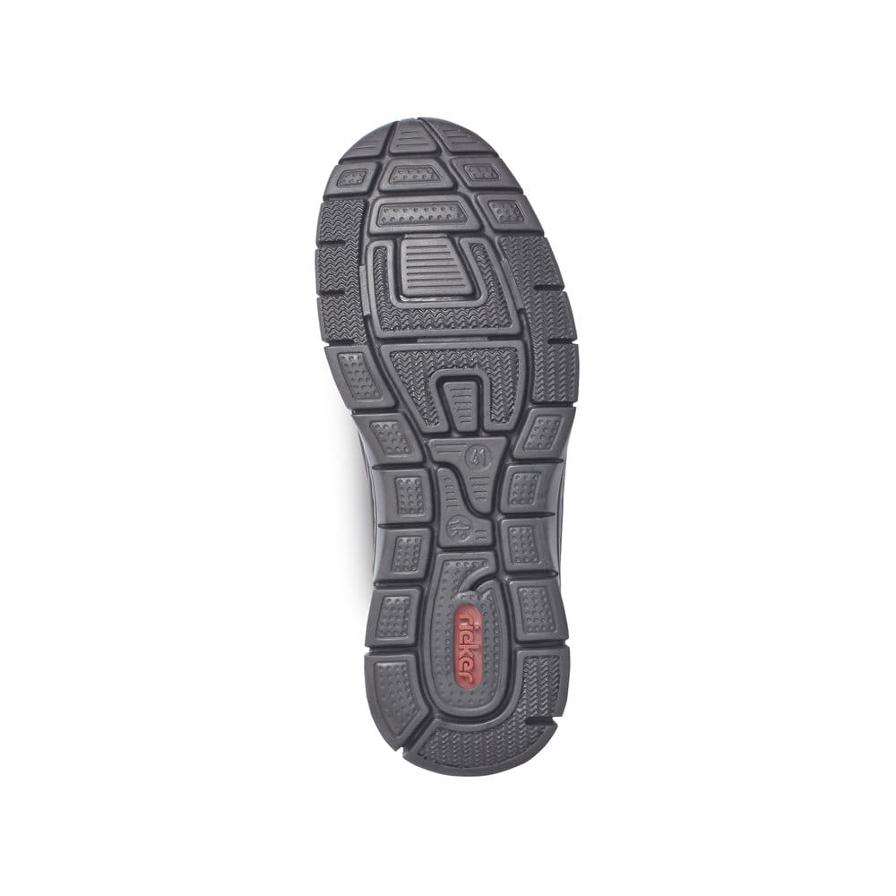 Rieker Herren Slipper tiefschwarz
