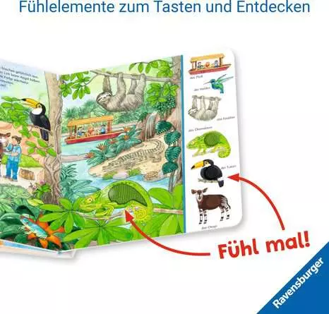 Sachen suchen, Sachen fühlen: Im Zoo