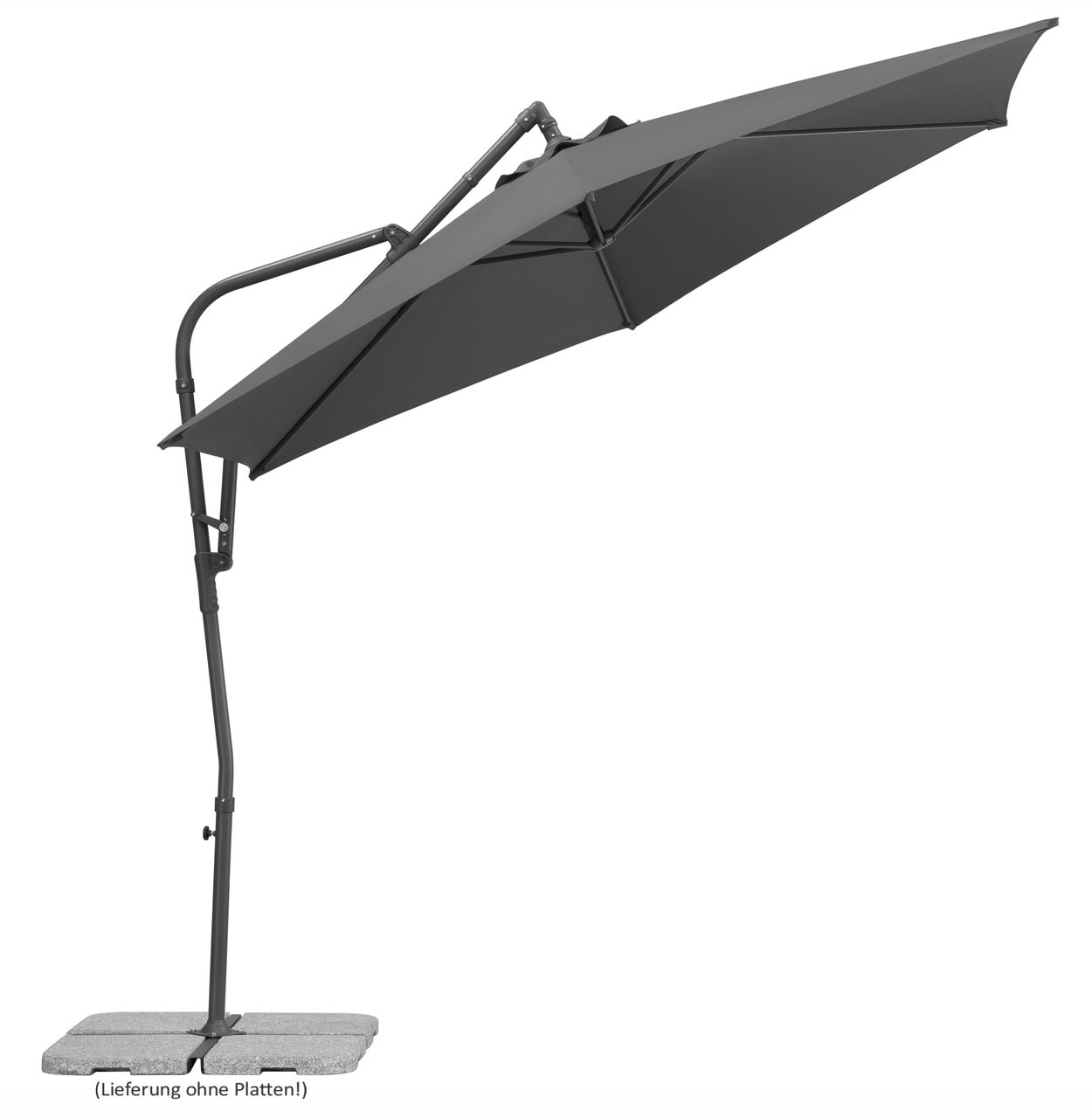 Schneider Schirme Schneider Ampelschirm Genua, ca. 300 cm Ø, anthrazit