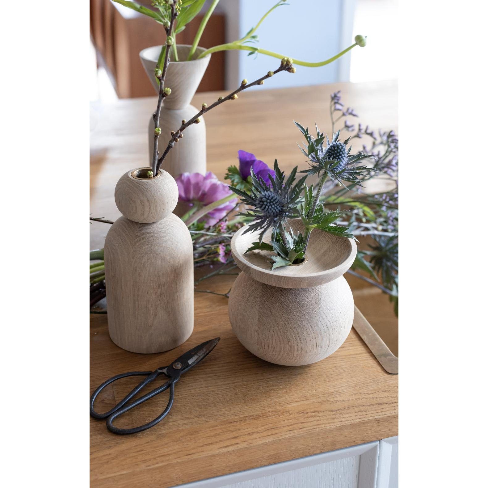 Applicata Dekovase Vase Shape Bwol Eiche natur