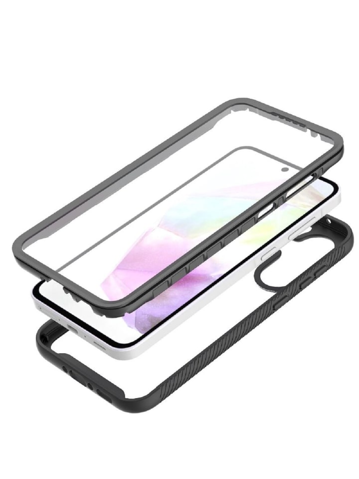 TechProtect Tech-Protect Defense Case 360 Grad Rundumschutz Handyhülle vorne in Schwarz günstig kaufen S