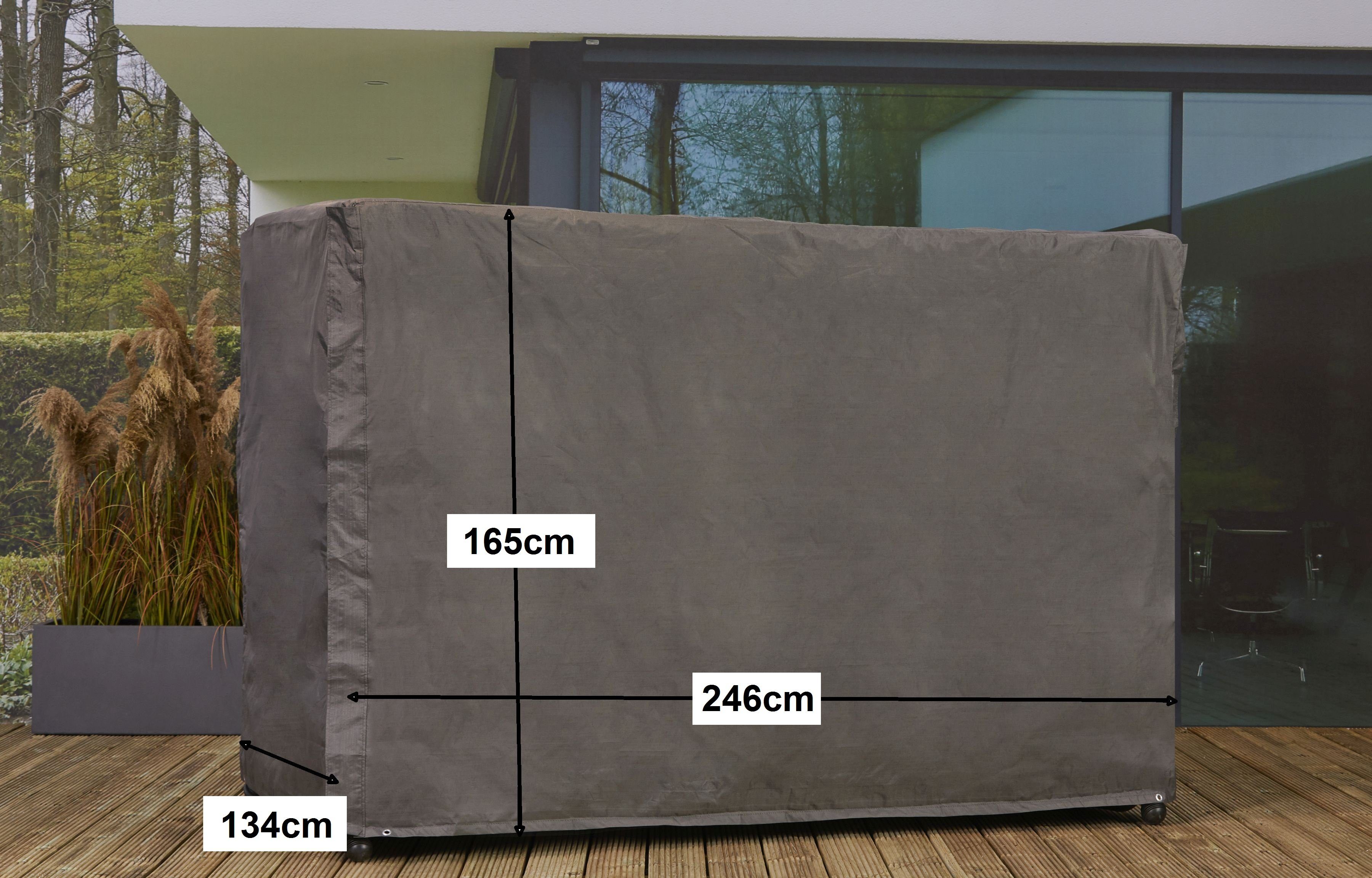 Gardissimo Hollywoodschaukel Atmungsaktiv, frostbeständig, wasserdicht, Schutzhülle Premium 344462, 3,00-Sitzer, 246x134x165cm, für Askim Schaukel, für Askim Schaukel
