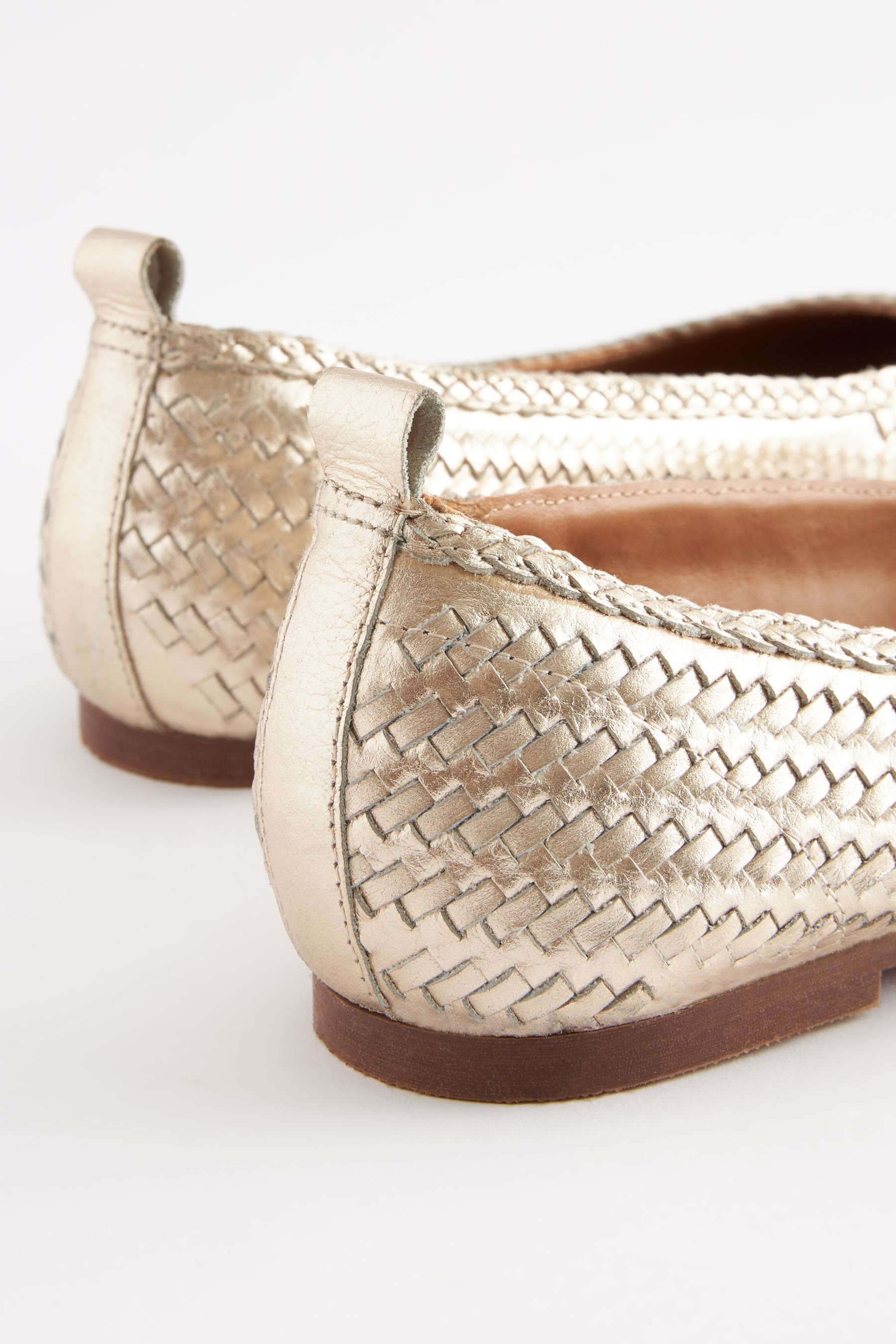 Next Forever Comfort Ballerinas aus geflochtenem Leder Ballerina (1-tlg)