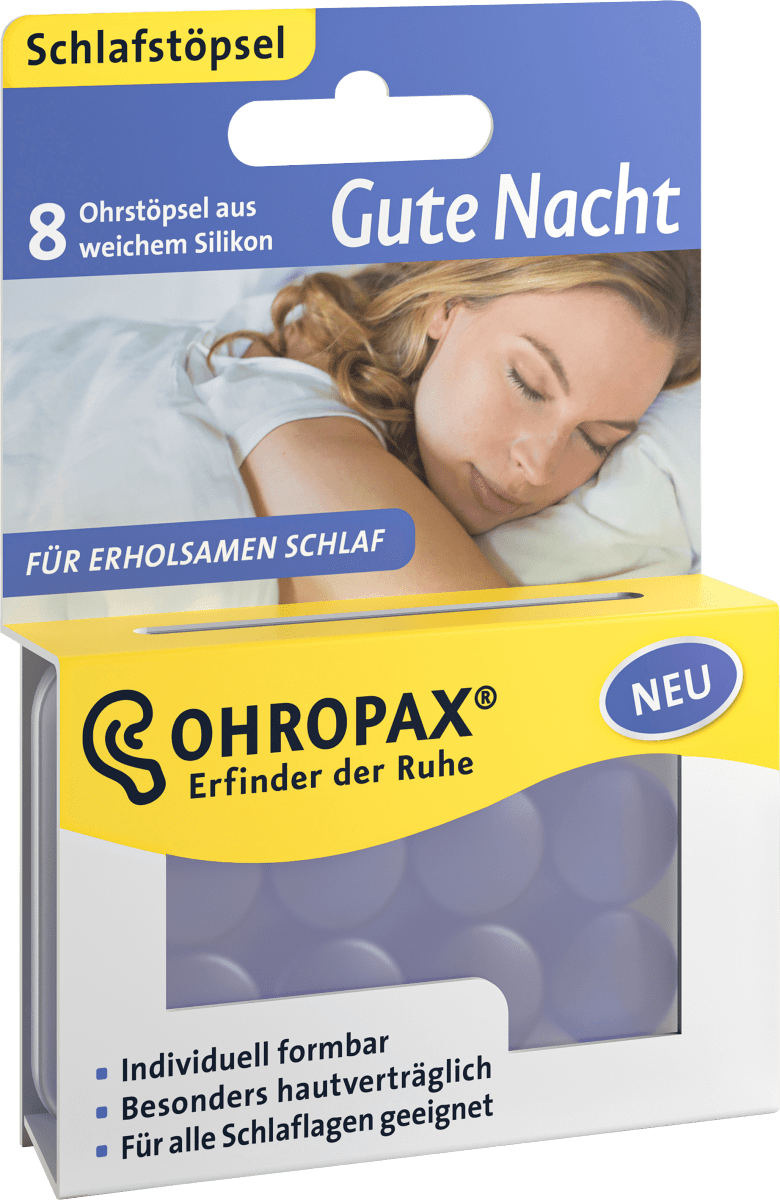 Ohrstöpsel Gute Nacht, 8 St