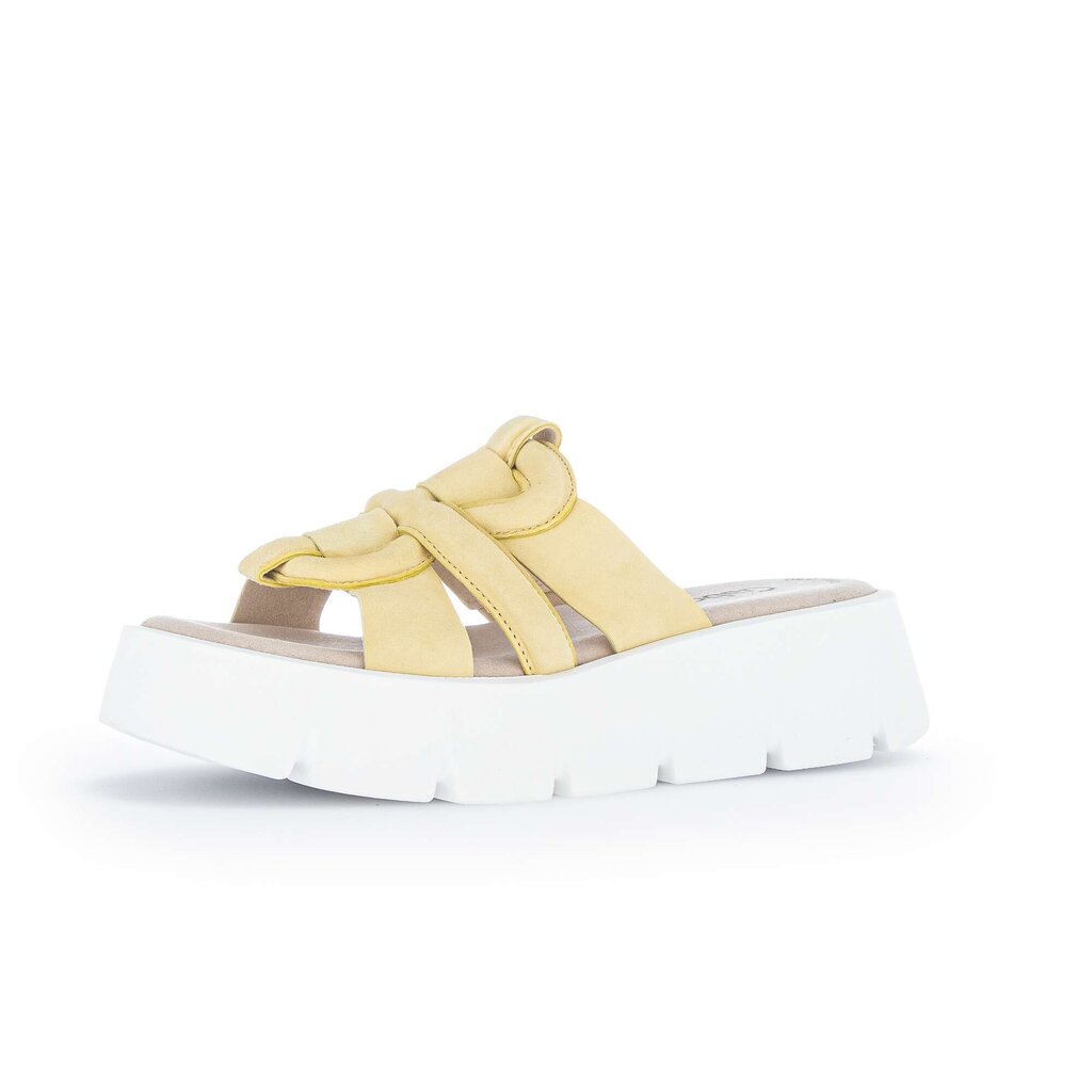 Gabor fashion Pantolette gelb